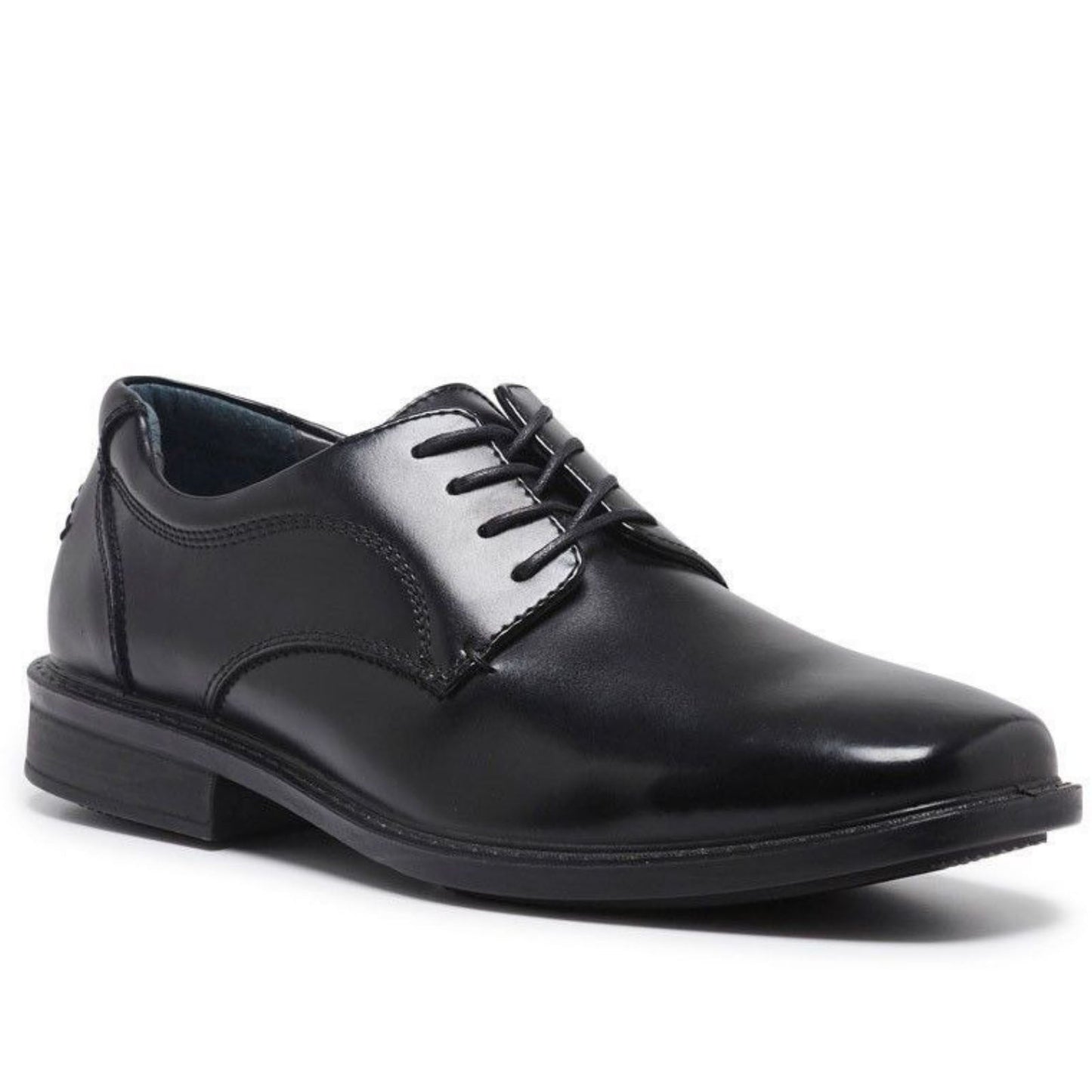 HUSH PUPPIES HEATHCOTE Leather Everyday Shoes Lace Up Extra Wide Work Business-0