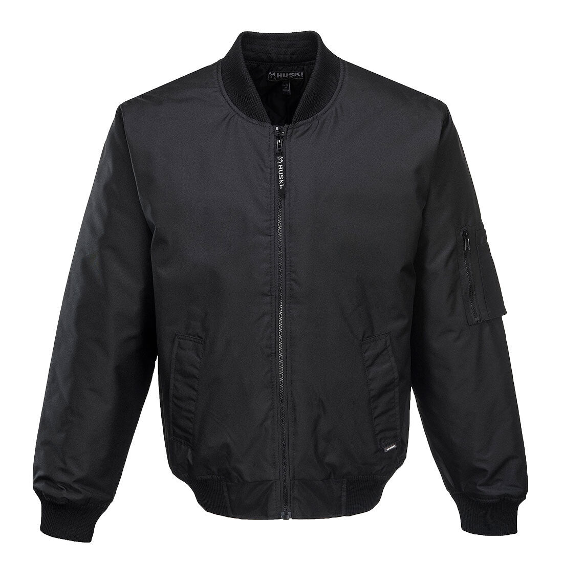 HUSKI Mens Quilted Combat Bomber Waterproof Jacket Windproof Workwear Coat-12