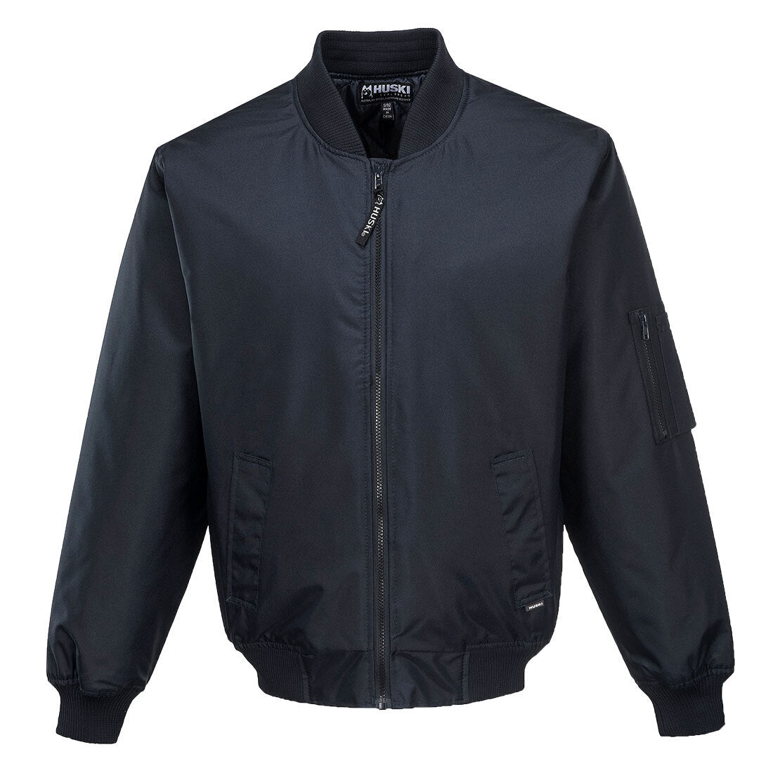 HUSKI Mens Quilted Combat Bomber Waterproof Jacket Windproof Workwear Coat-17