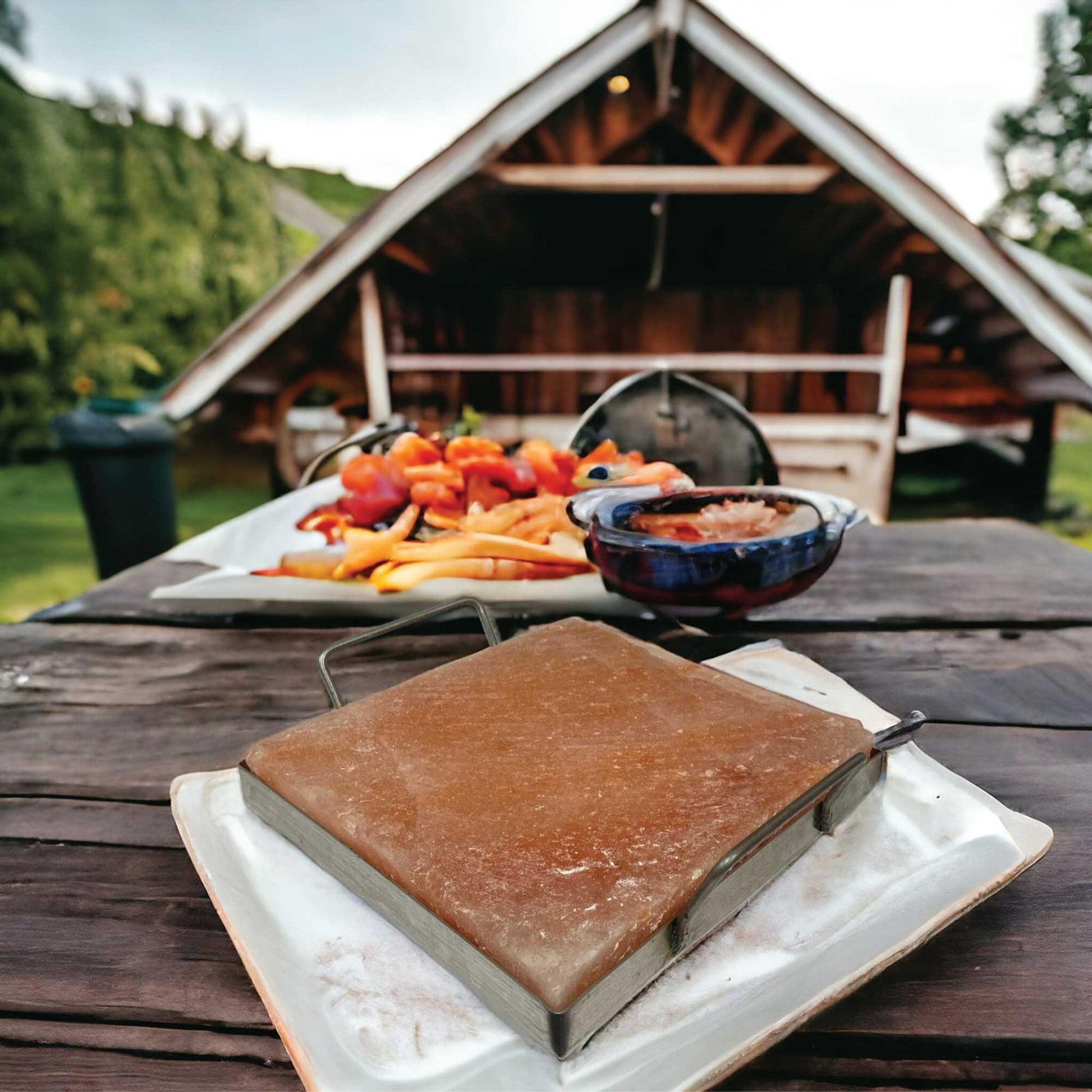 Himalayan Pink Salt Cooking Block Slab Tile or Tray-2