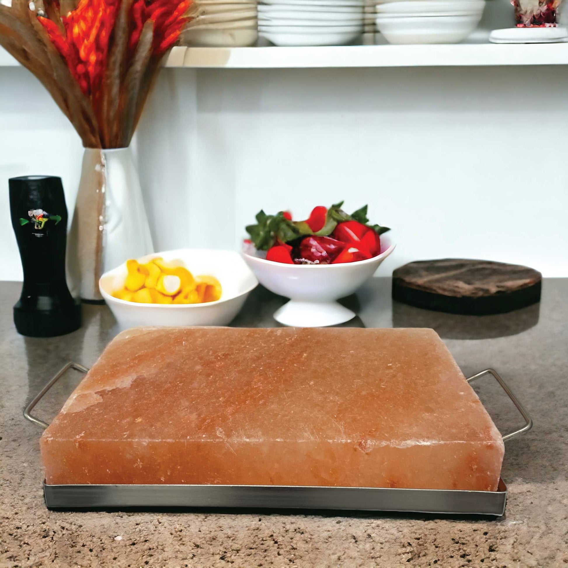 Himalayan Pink Salt Cooking Blocks - Small and Large Slab Tile-1