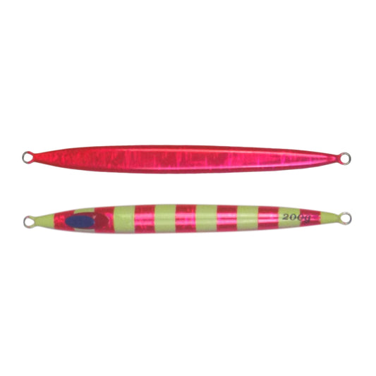 Finesse Lumo Fastdrop Jig, 200gm, Hot Pink, Qty 2-0