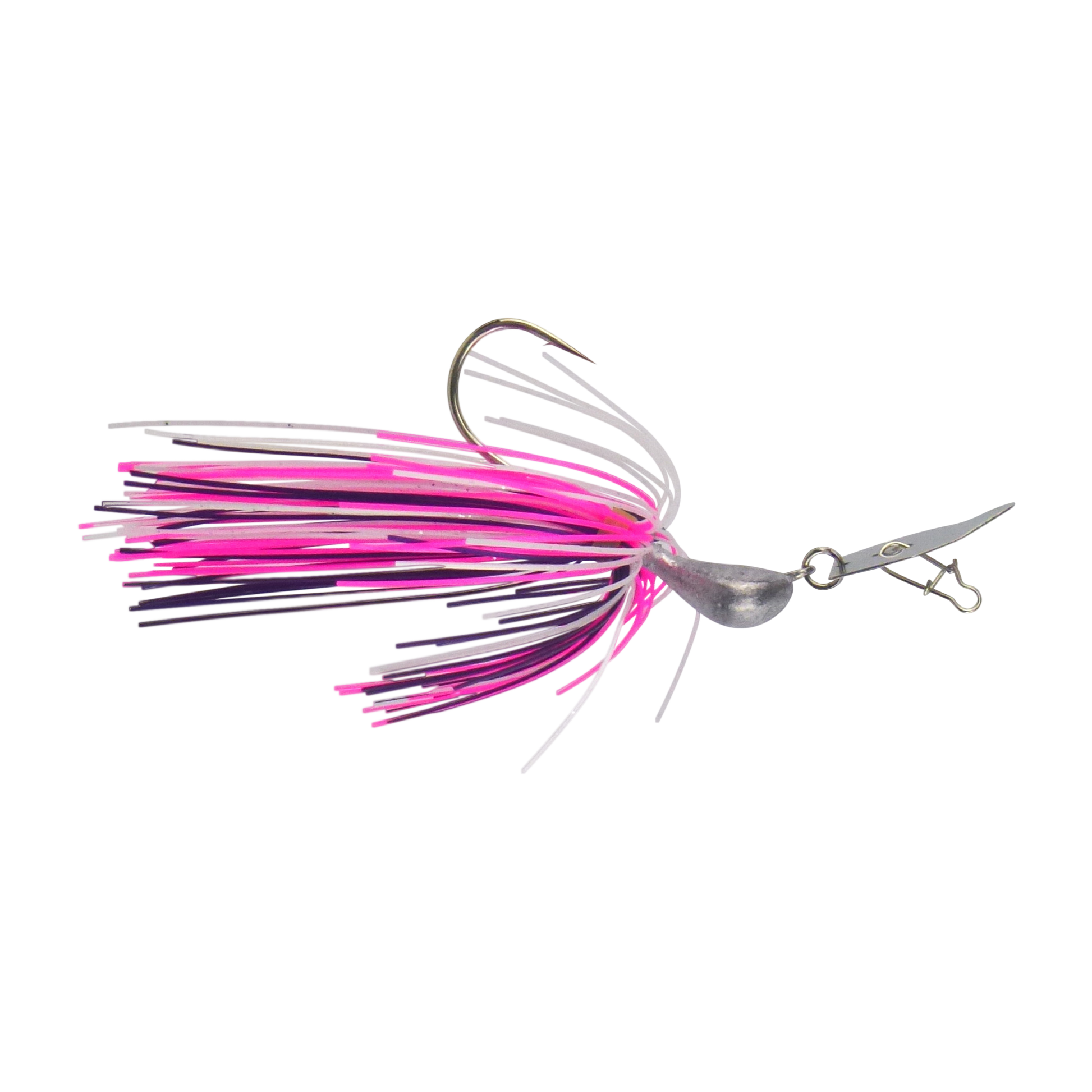 Dekoi 7gm Bladed Swim Jig, Chatterbait, Hot Flash, 2 pack-0