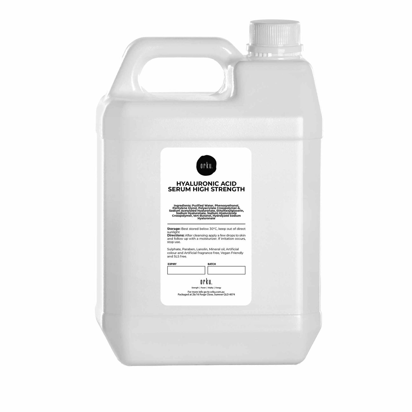 Hyaluronic Acid Serum - High Strength Bulk Cosmetic Face Skin Care-5