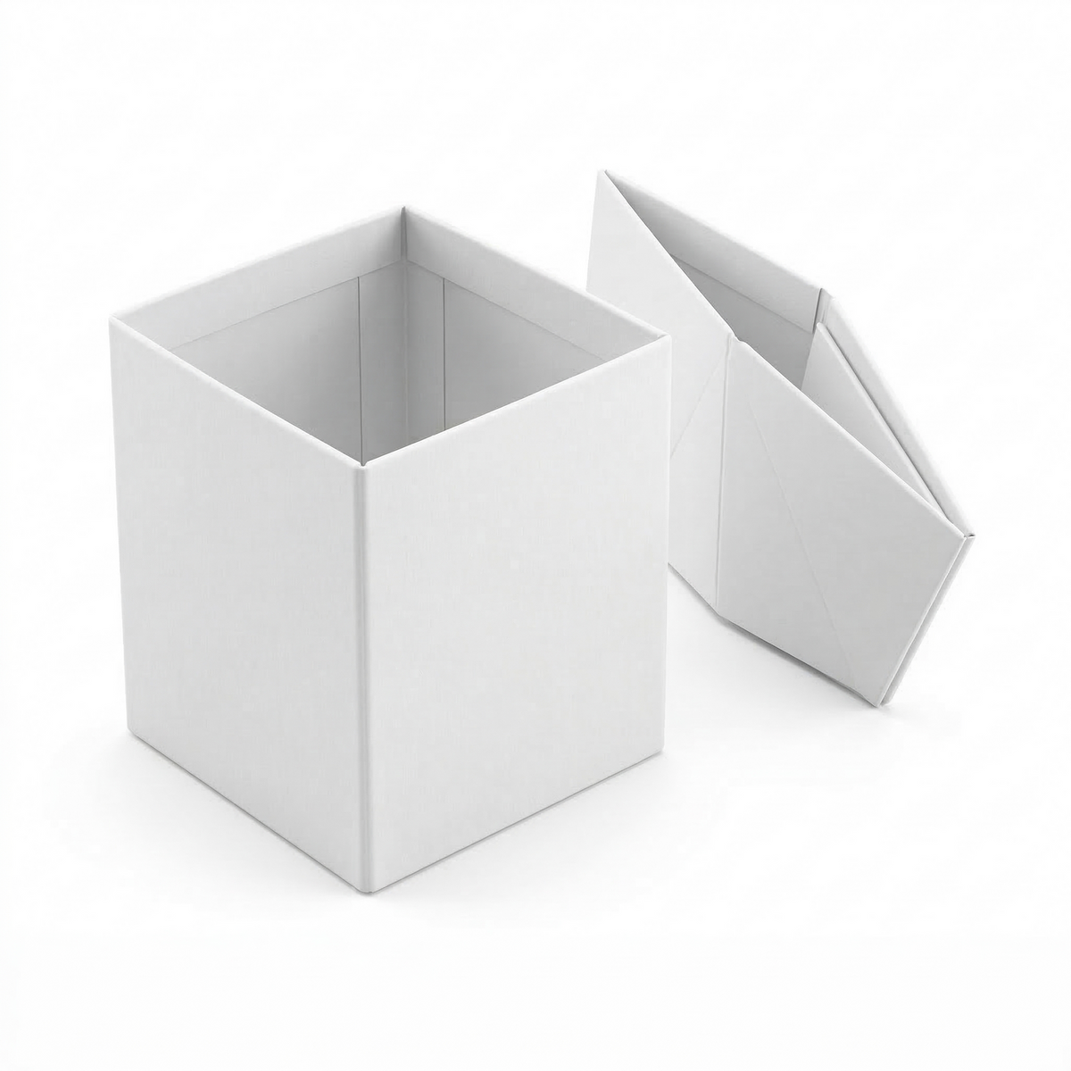 12x Foldable Pencil Cup for Home Office Desk Ruler Scissor Holder EAZI FOLD in White