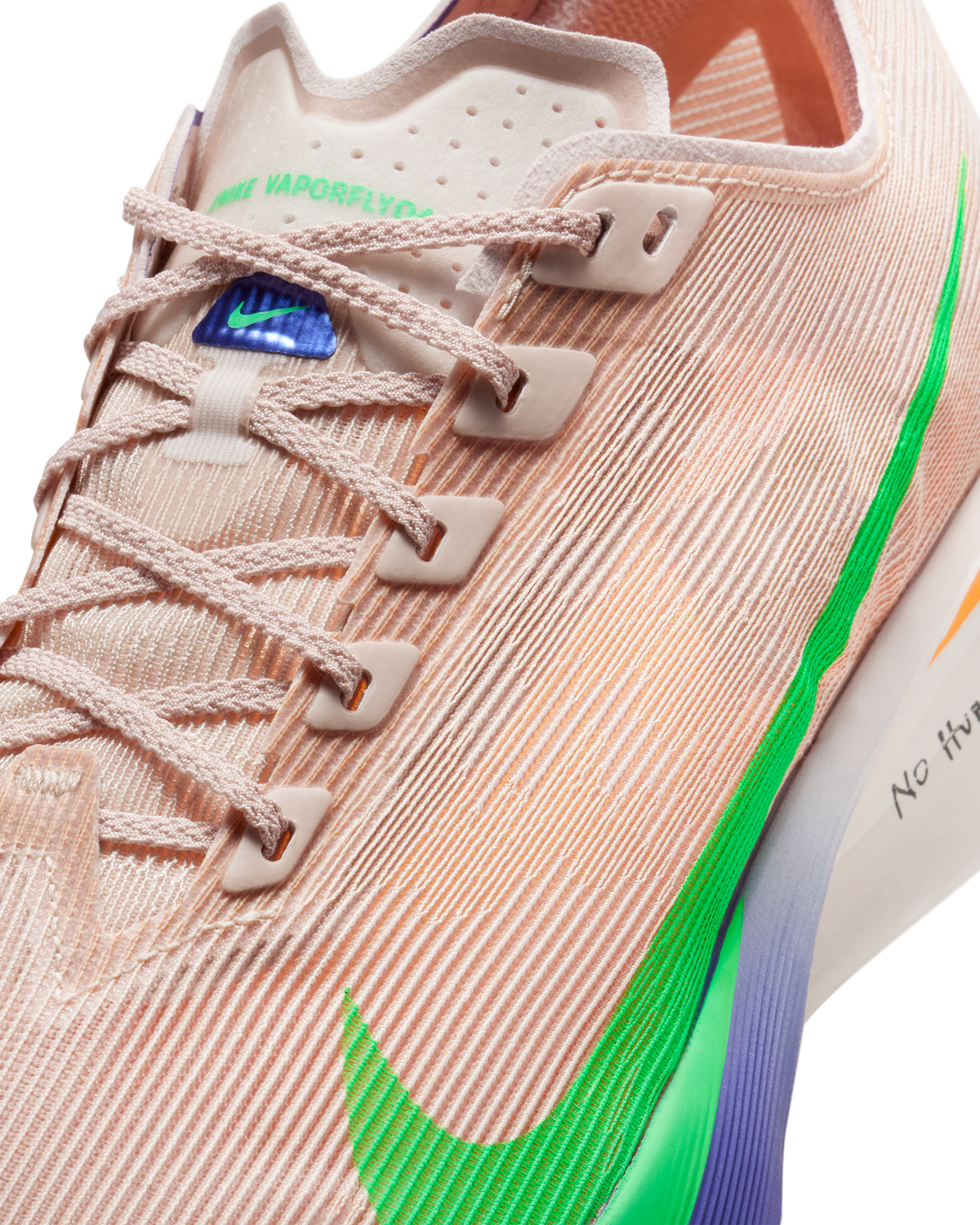 Nike Mens Vaporfly 4 EK Silt Sneakers Shoes Runners in Red/Green Shock-Fire Pink