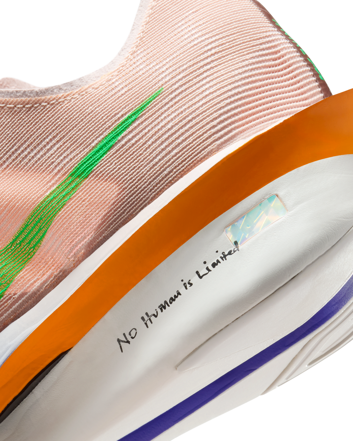 Nike Mens Vaporfly 4 EK Silt Sneakers Shoes Runners in Red/Green Shock-Fire Pink