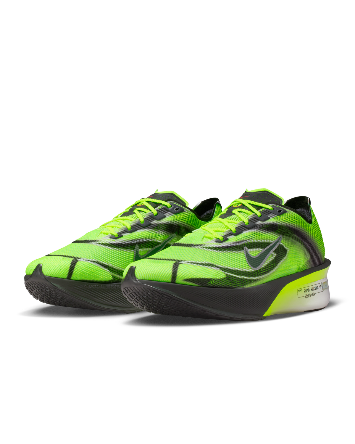 Mens Nike Vaporfly 4 Road Racing Shoes Runners Sneakers in Multi-Color/Black-Volt-White