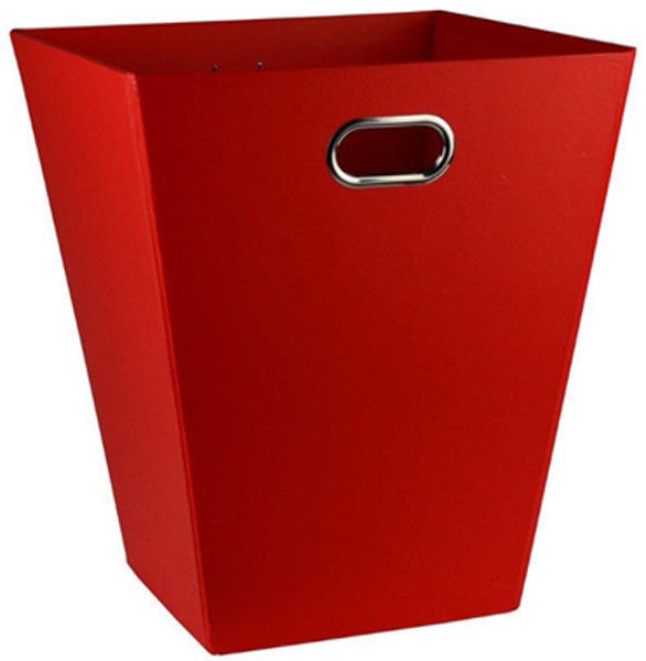 12L EAZI FOLD Foldable Office Waste Rubbish Bin Collapsible Space Saving in Red