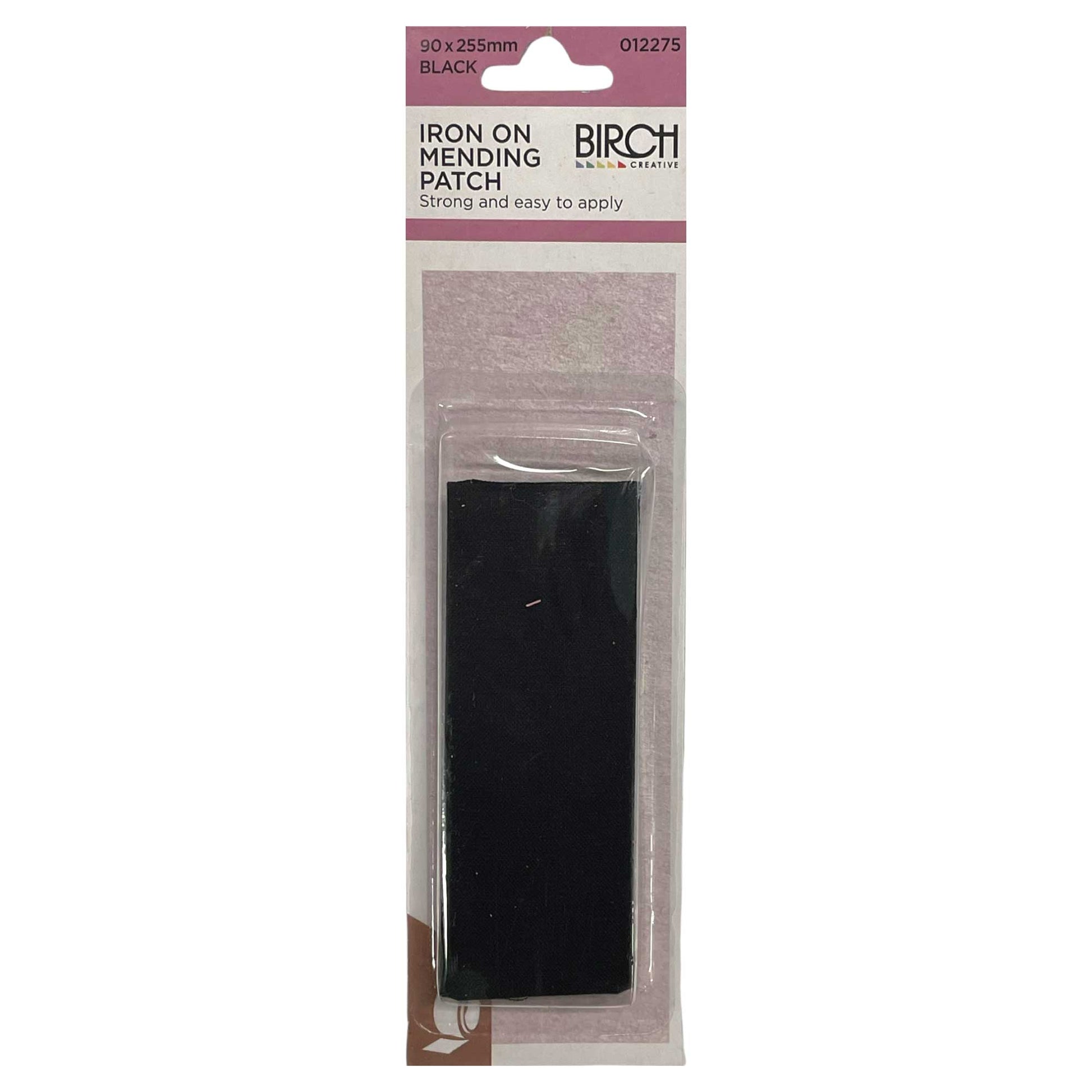 Iron On Mending Patch 90x255mm Cotton Clothes Repair Patches All Colours Birch-1