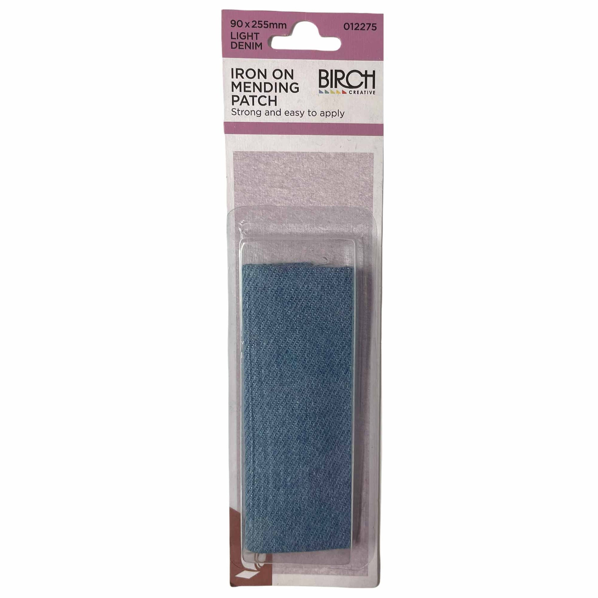 Iron On Mending Patch 90x255mm Cotton Clothes Repair Patches All Colours Birch-5