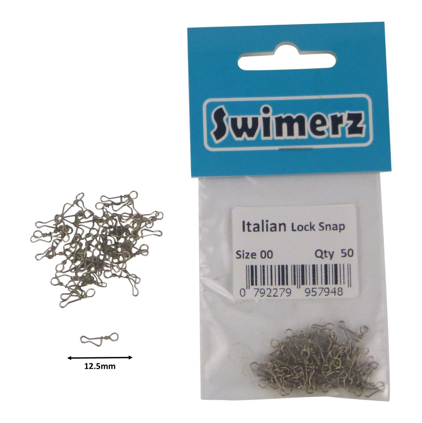 Swimerz Italian Snap, Closed Eye, size 00, 50 pack-1