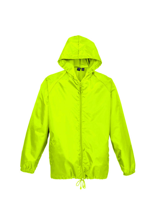 Youth Spray Jacket Outdoor Casual Hike Rain Sport Poncho Waterproof - Fluoro Lime-0