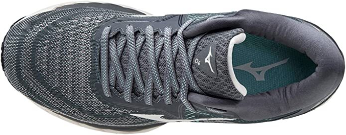 Mizuno Womens Wave Sky 4 Sneakers Running Shoes - Castlerock Snow Beach Glass-3