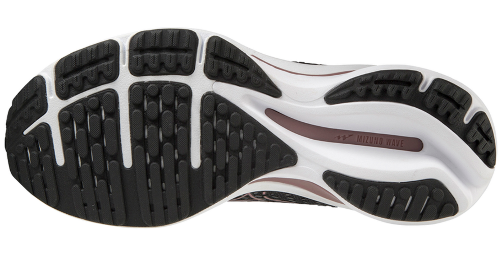 Mizuno Womens Wave Rider 25 Running Atheltic Runner Shoes Sneakers - Black/Pink-4