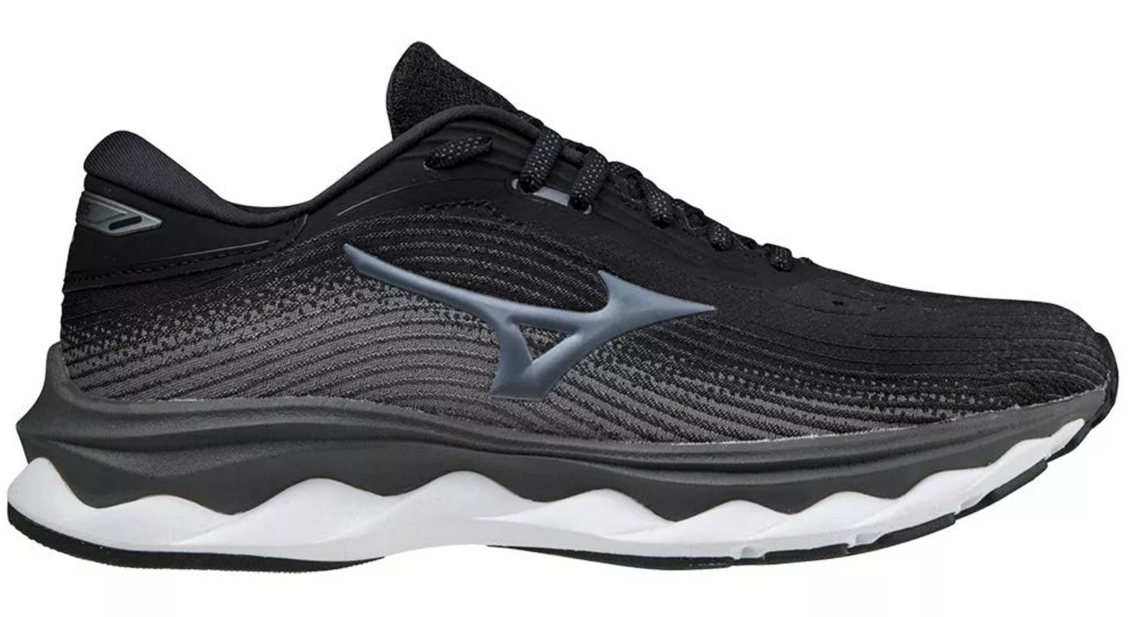 Mizuno Womens Wave Sky 5 D Running Athletic Shoes Runners Sneakers - Black-1