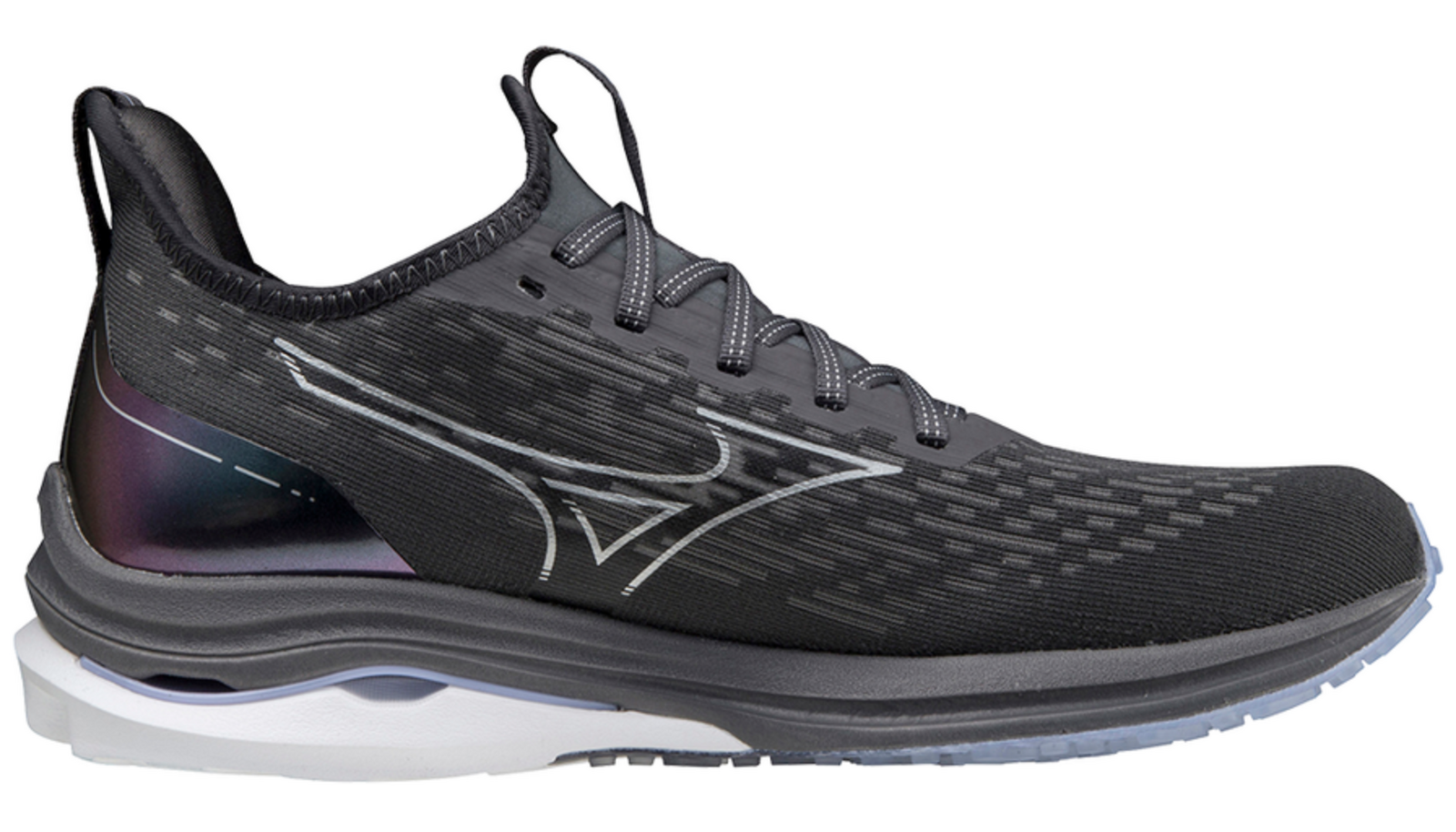 Mizuno Womens Wave Rider Neo 2 Running Athletic Runners Shoes Sneakers - Black-3