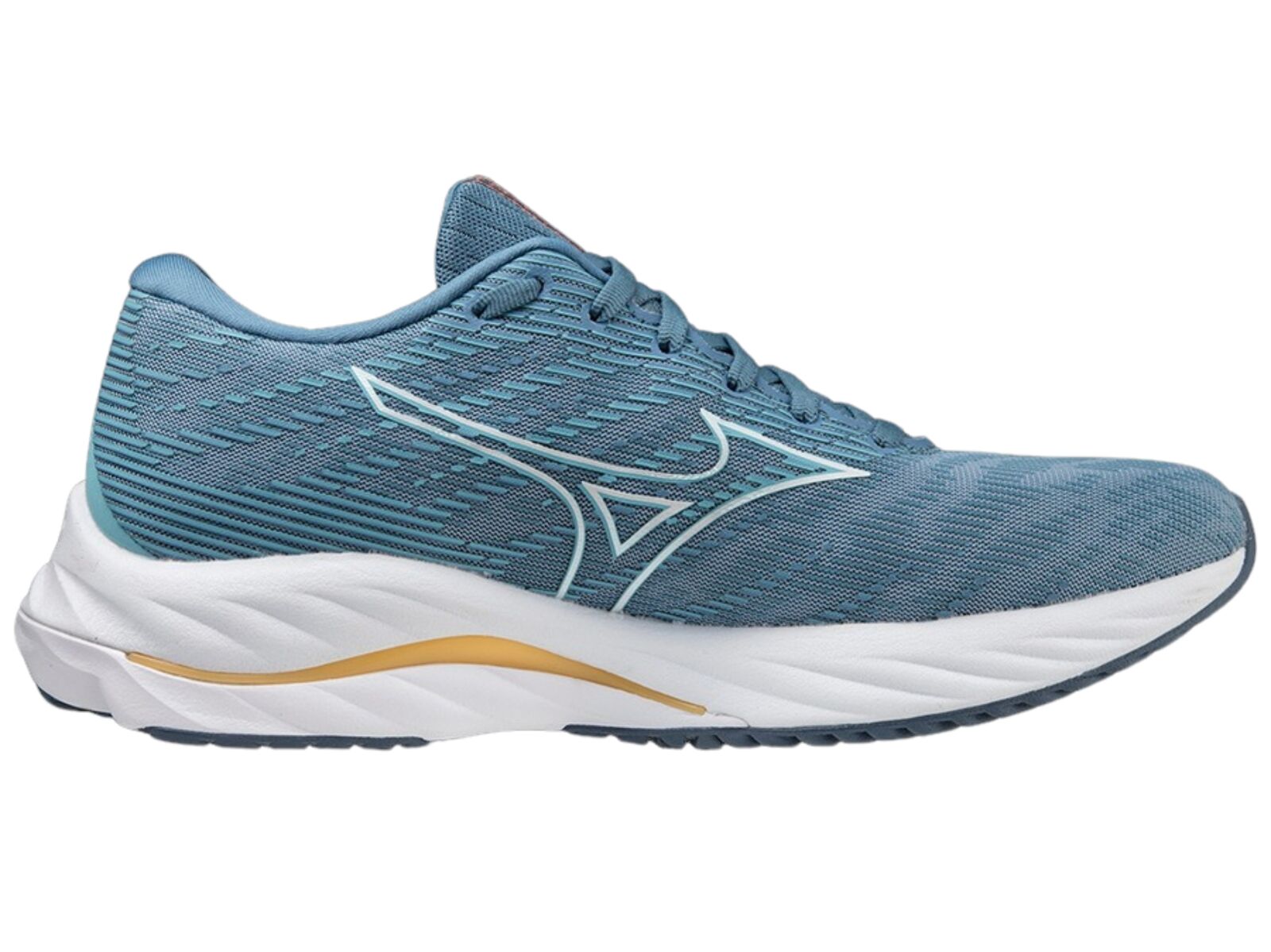 Mizuno Wave Rider 26 Womens Running Shoes Mountain Spring / White / Flax in  US 10-4