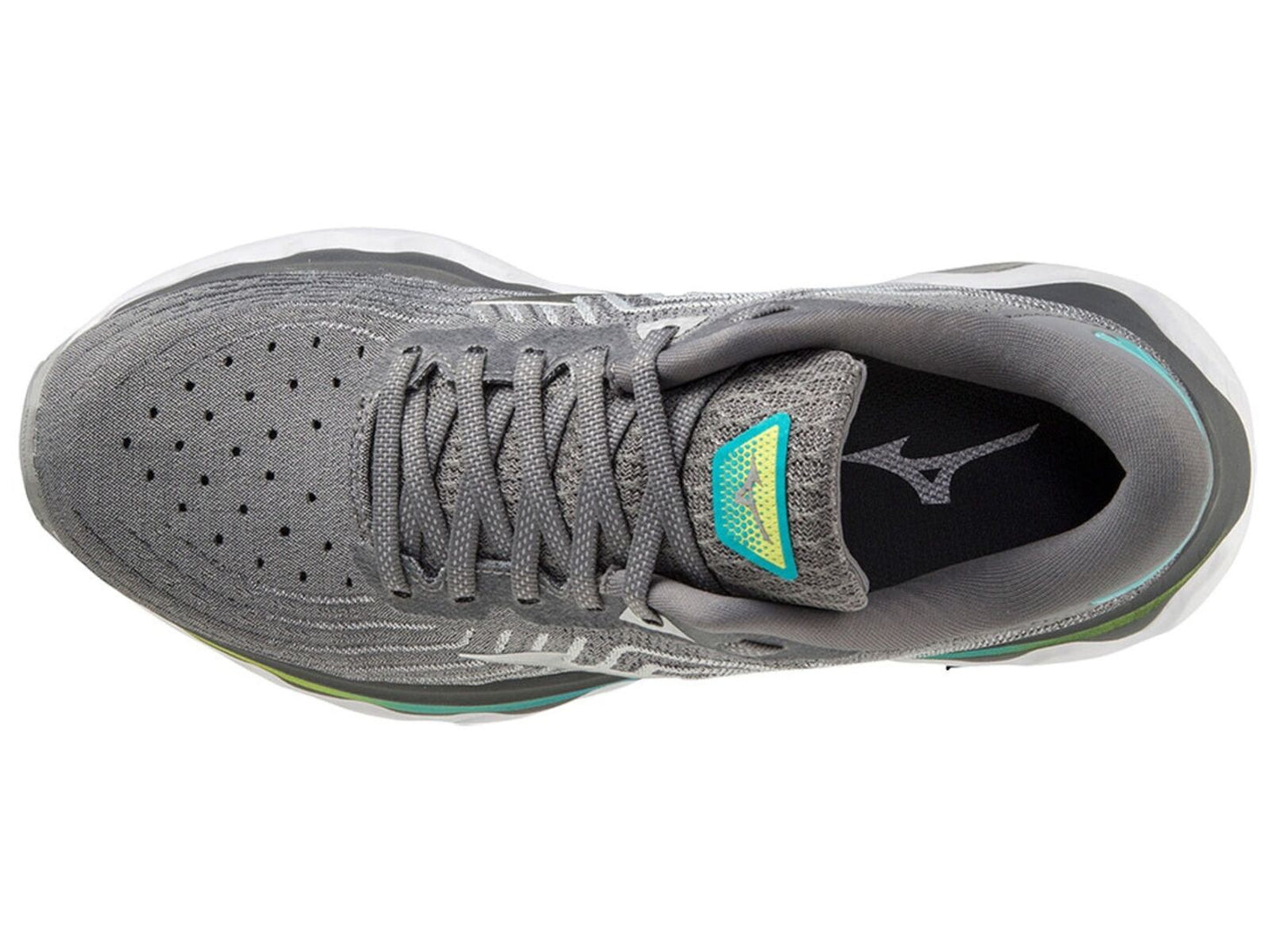 Womens Mizuno Wave Horizon 6 Ultimate Running Shoes Gray/Silver/Blue Curacao in Size 7.5-3