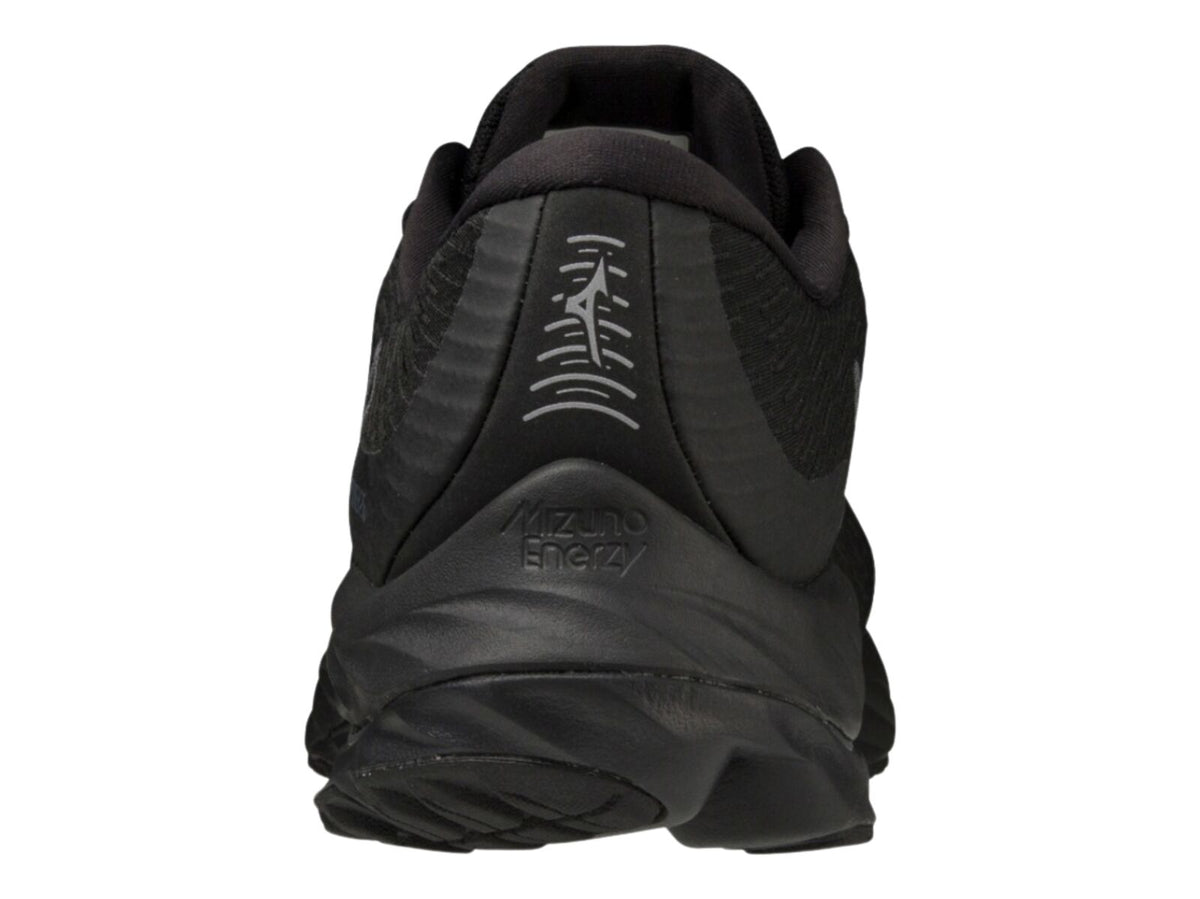 Mizuno Wave Rider 26 SSW Womens Running Shoes – Black/Ultimate Gray – Smooth Stretch Woven – Enerzy Foam – Cushioned & Stable US 7