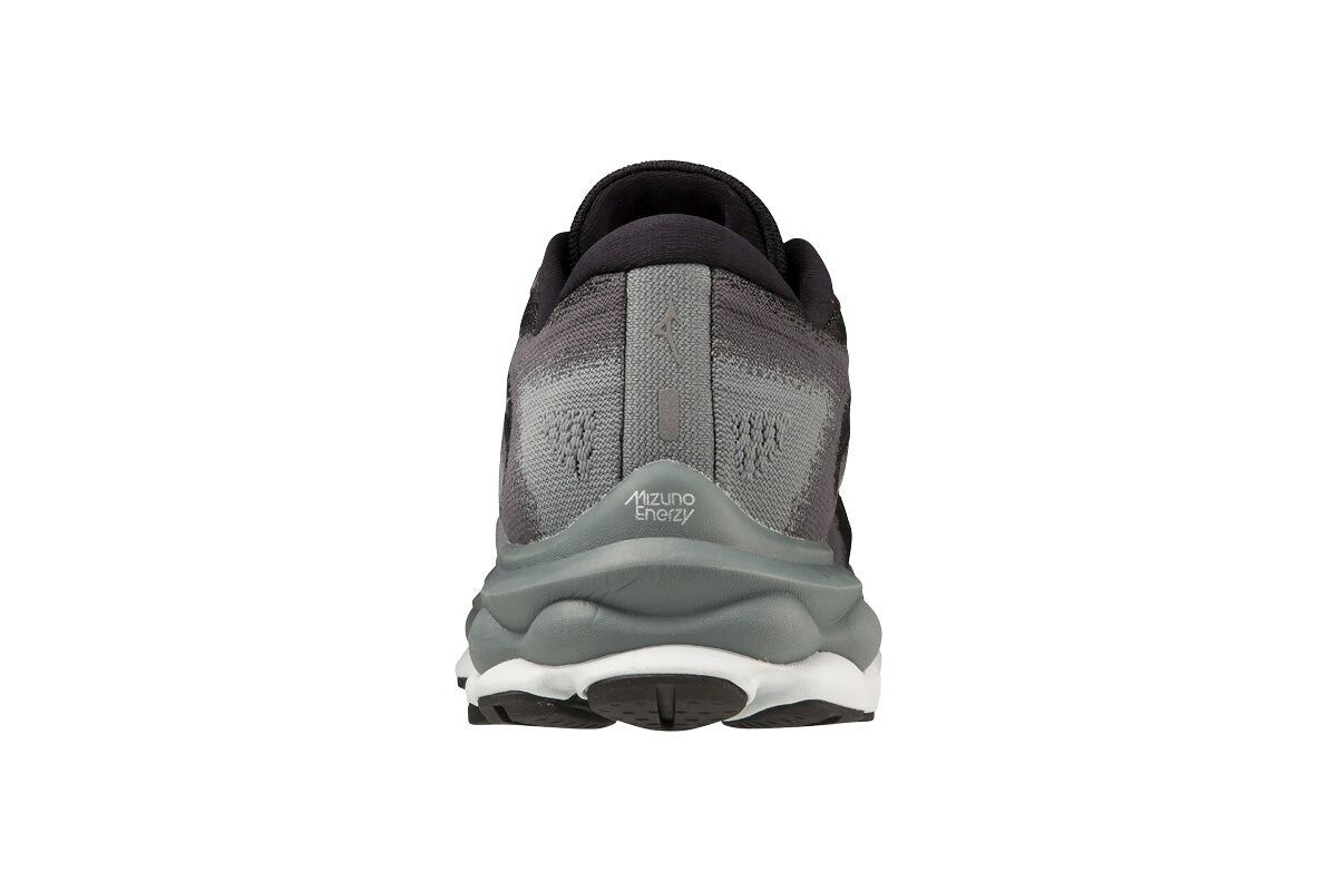 Mizuno Wave Sky 7 Womens Running Shoes D Wide in Black / Silverstar  – Size US 7