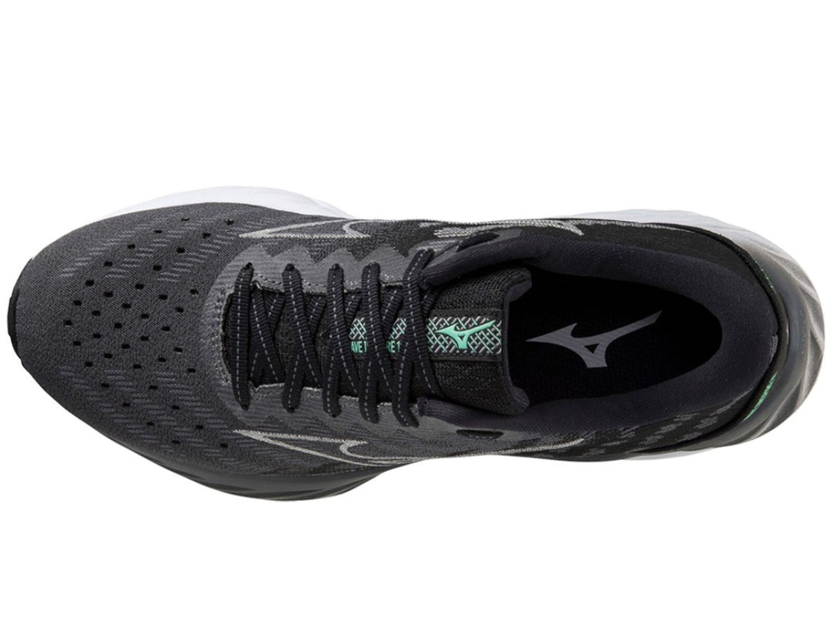 Mizuno Wave Inspire 19 Womens Running Shoes in Iron Gate Nimbus Cloud Spring Bud - Size US 7.5