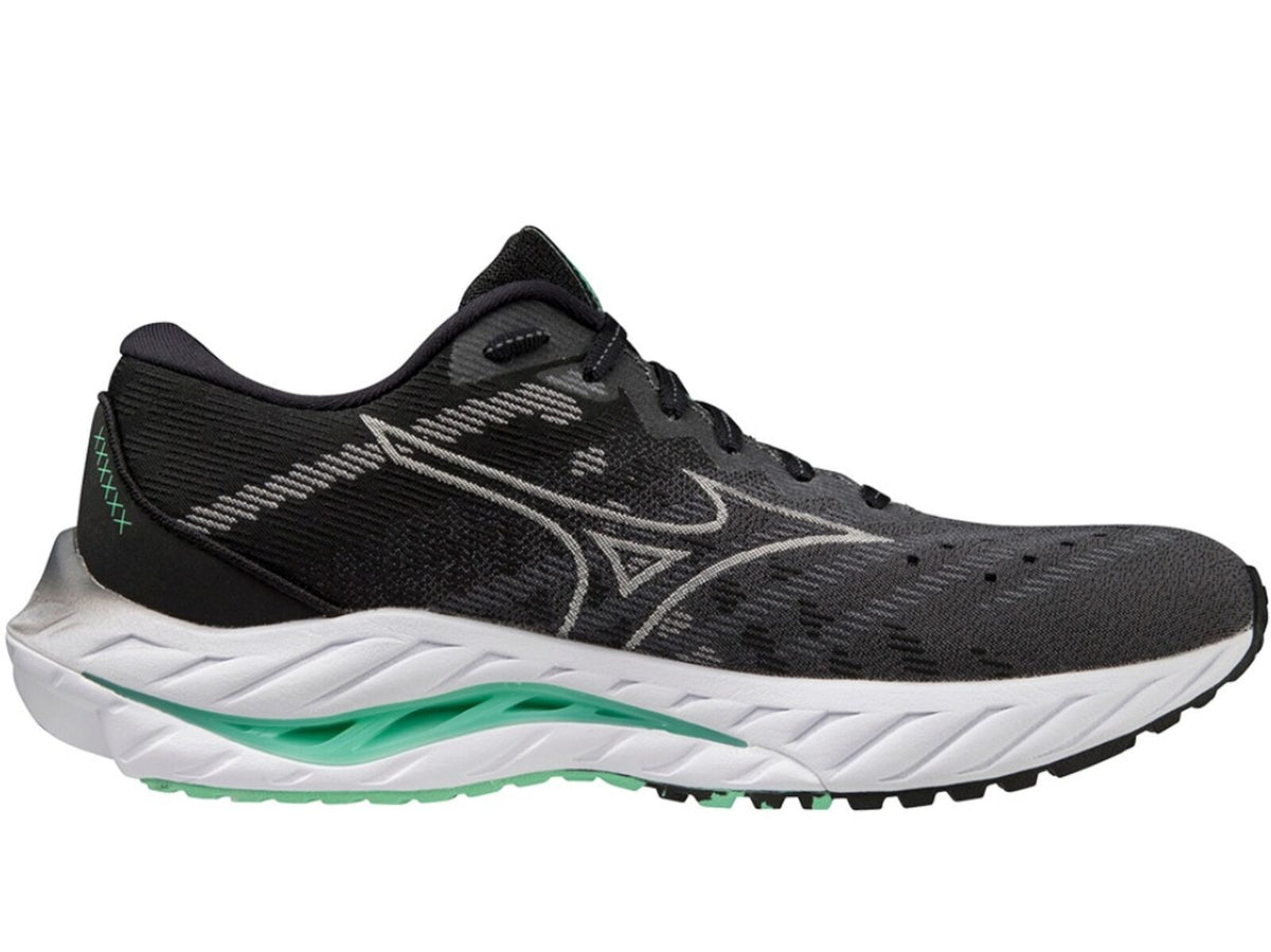 Mizuno Wave Inspire 19 Womens Running Shoes in Iron Gate Nimbus Cloud Spring Bud - Size US 7.5
