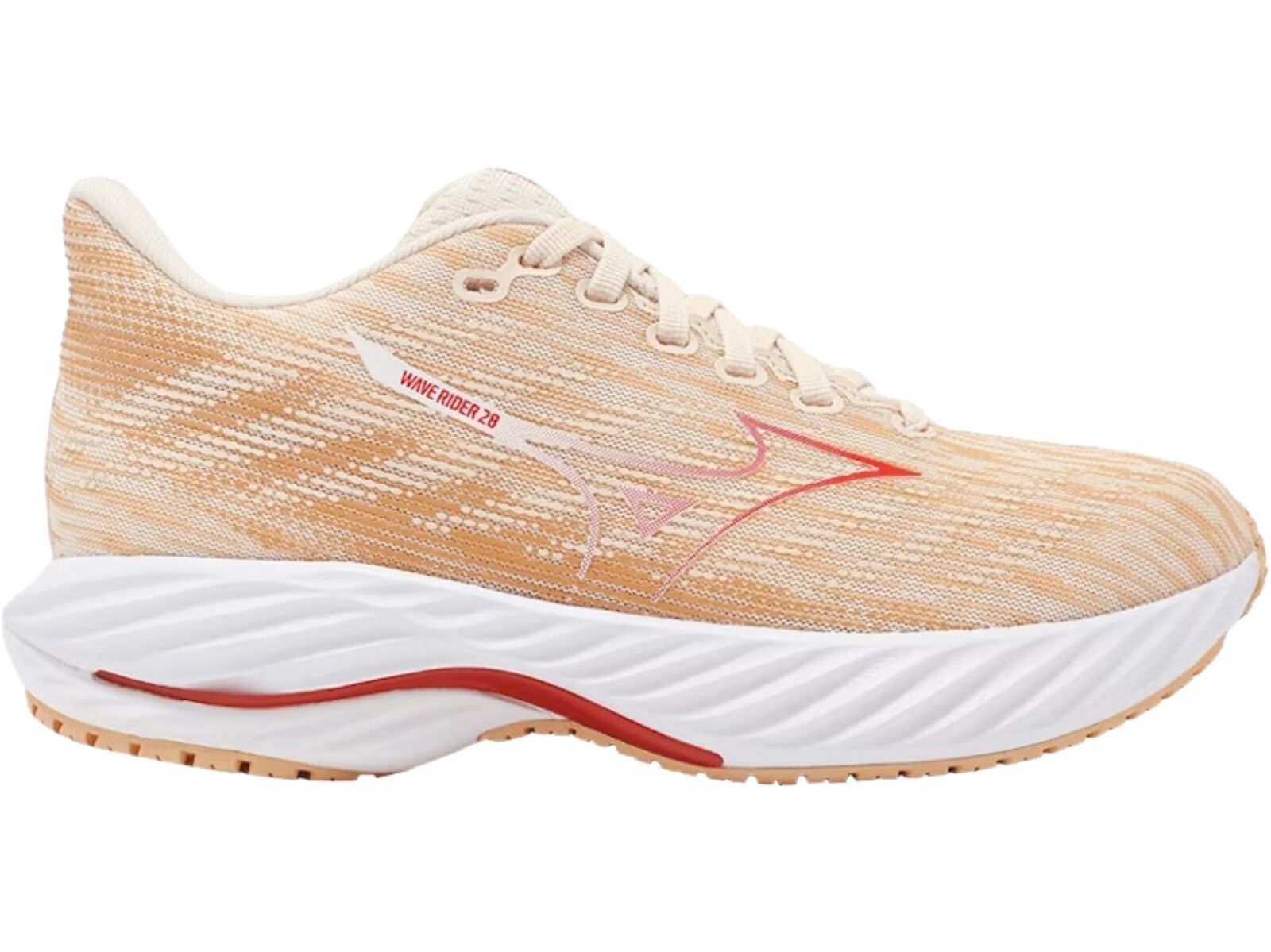 Mizuno Wave Rider 28 Womens Running Shoes Pristine Spicy Orange in US 7-1