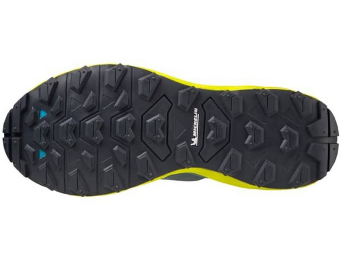 Mizuno Wave Daichi 7 Mens Trail Shoes Gray/Blue/Bolt Size US 10.5