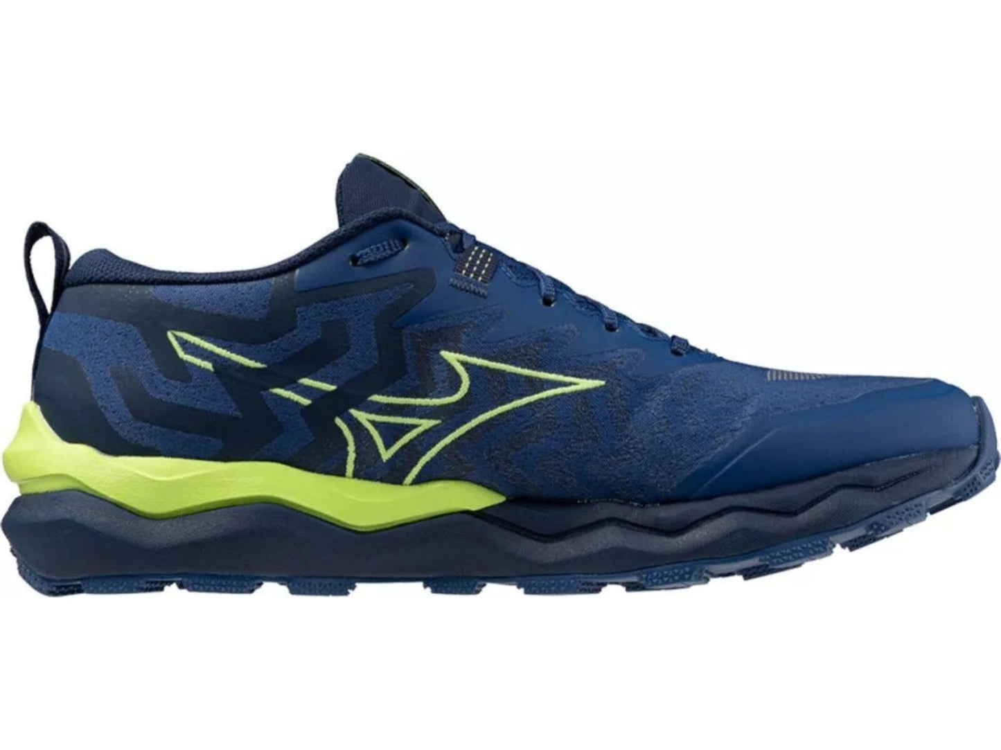Mizuno Wave Daichi 8 Mens Trail Running Wave Shoes Blue Green – US 11