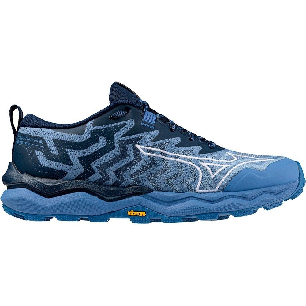 Mizuno Wave Daichi 8 Womens Trail Running Shoes Flow / White / Dress Blue, US 8