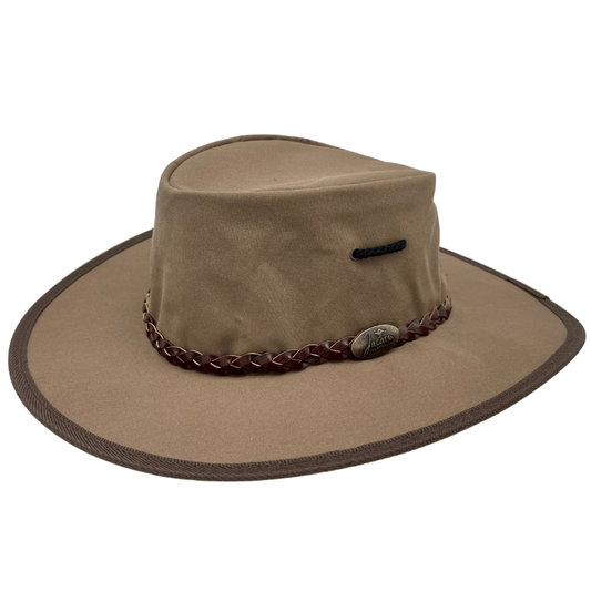 JACARU Full Canvas Parks Explorer Sun Hat Water Resistant Wide Brim Work Toggle-20