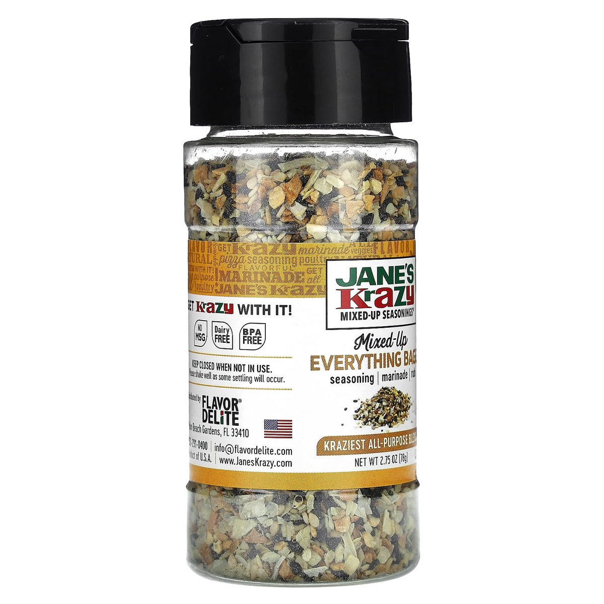12x Jane's Krazy Mixed up Seasoning - Everything Bagel Seasoning (78g)