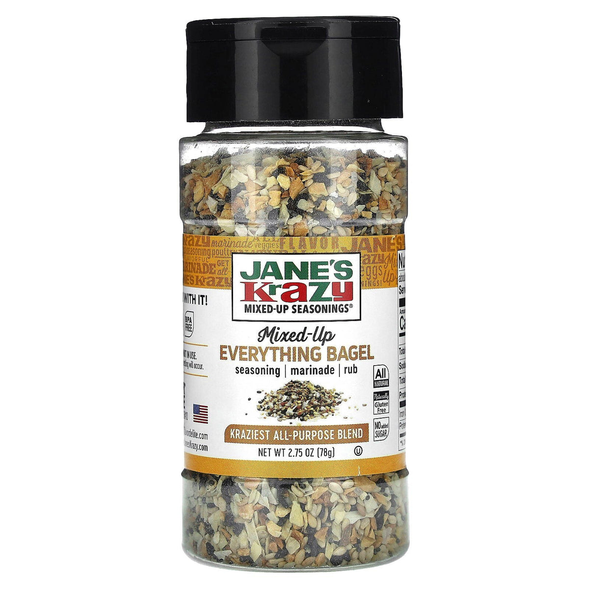 Jane's Krazy Mixed up Seasoning - Everything Bagel Seasoning (78g)