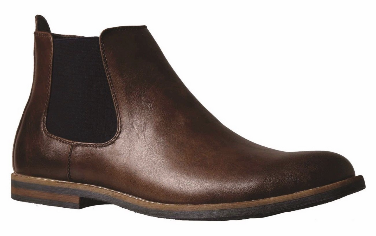 JULIUS MARLOW JM33 Manny Boots Work Casual Dress Shoes Slip On Chelsea - Brown - UK 7