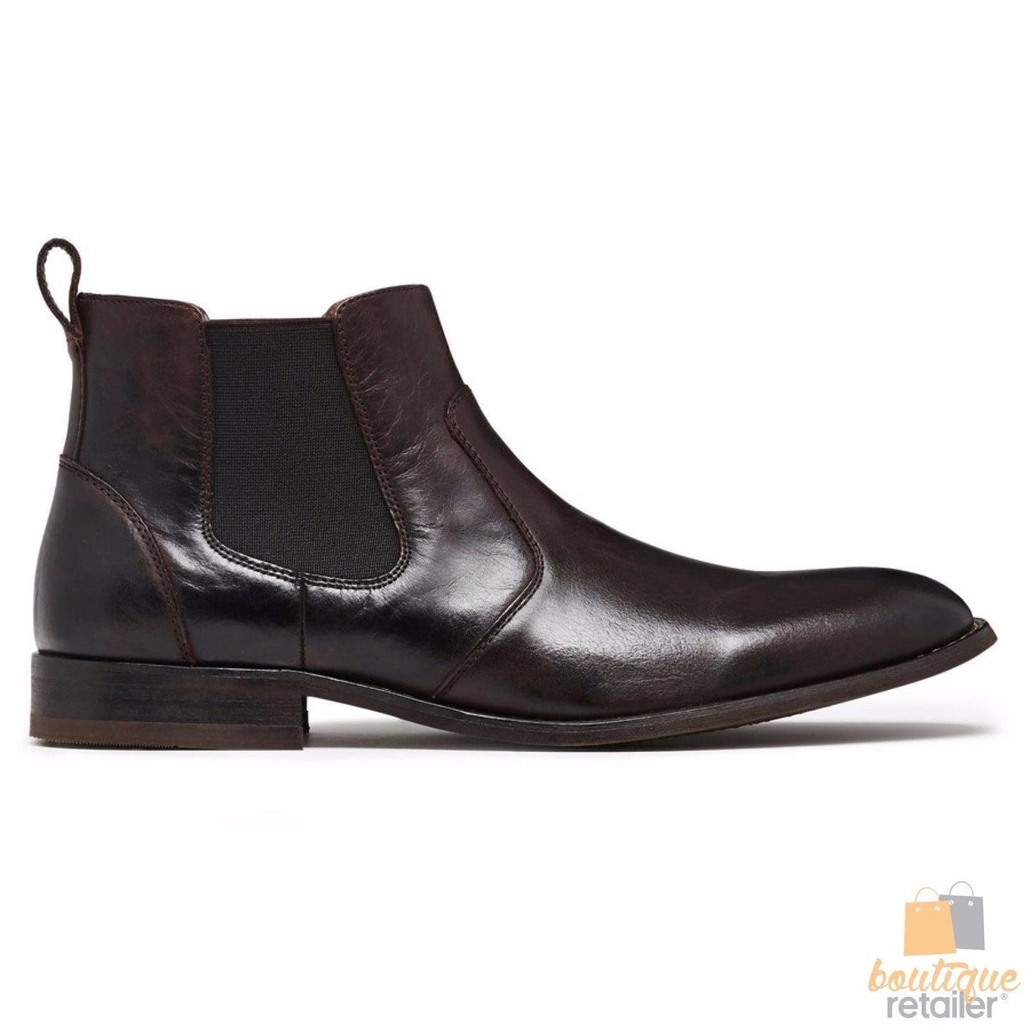 JULIUS MARLOW Harry Leather Boots Mens Slip On Dress Work Chelsea Shoes-18