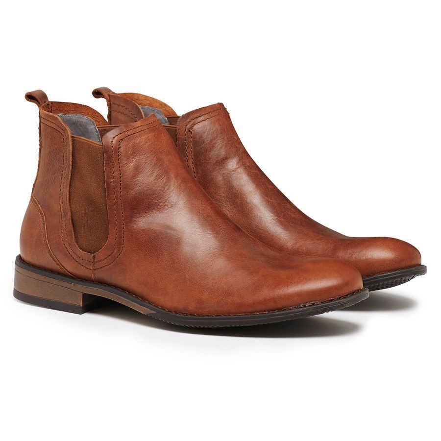 JULIUS MARLOW Abort Leather Boots Slip On Dress Work Formal Casual Shoes Chelsea-16