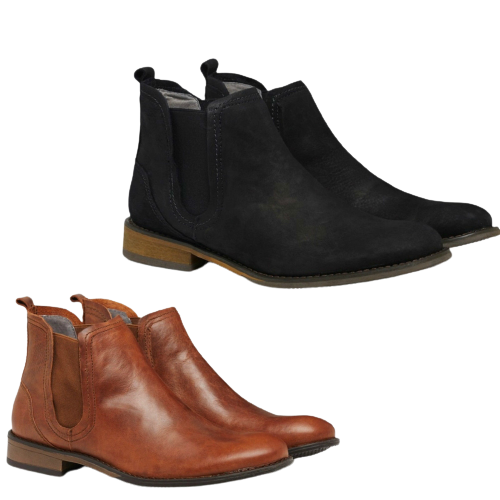 JULIUS MARLOW Abort Leather Boots Slip On Dress Work Formal Casual Shoes Chelsea-0
