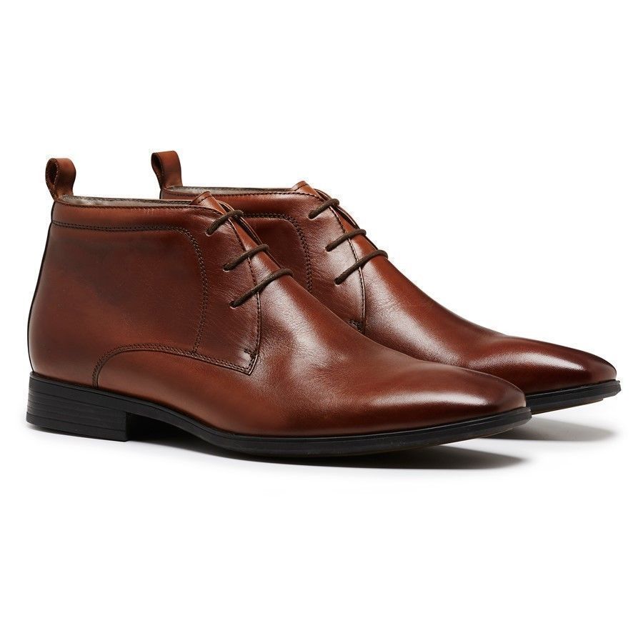 JULIUS MARLOW HUB Leather Boots Dress Work Formal Business Shoes Chukka-14