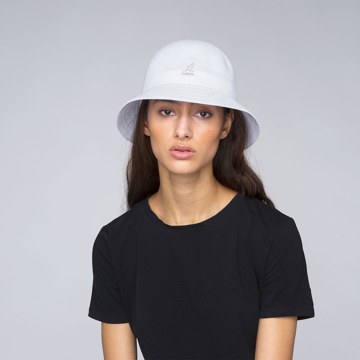 KANGOL Tropic Casual Bucket Hat K2094ST Summer Sun Brim Cap - White-4