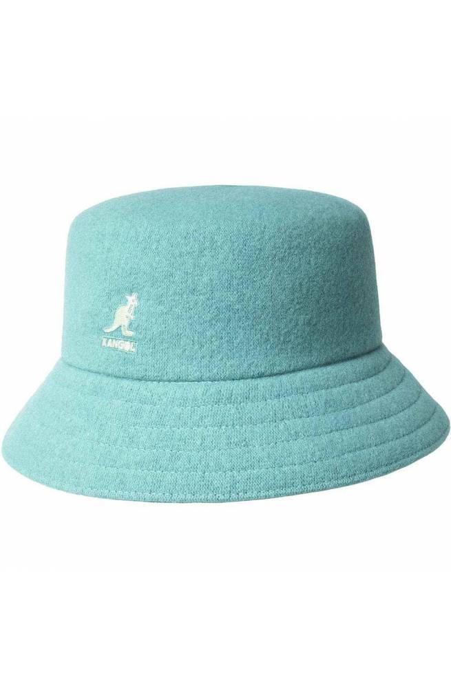 Kangol Mens Lahinch Bucket Hat Warm Winter Outdoor Cap - Blue Tint - XL-0