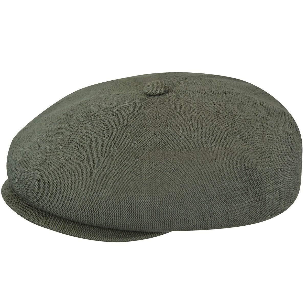 Kangol Mens Bamboo Hawker Ivy Flat Cap Driving Golf Cabbie Hat Newsboy - Smog-4