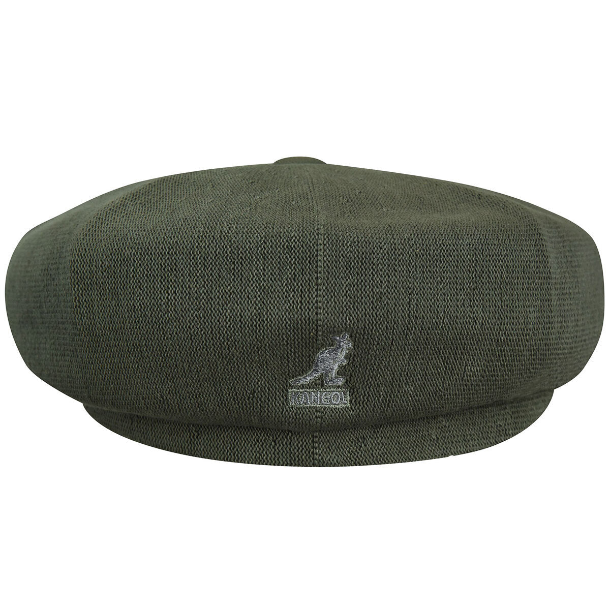 Kangol Mens Bamboo Hawker Ivy Flat Cap Driving Golf Cabbie Hat Newsboy - Smog-3