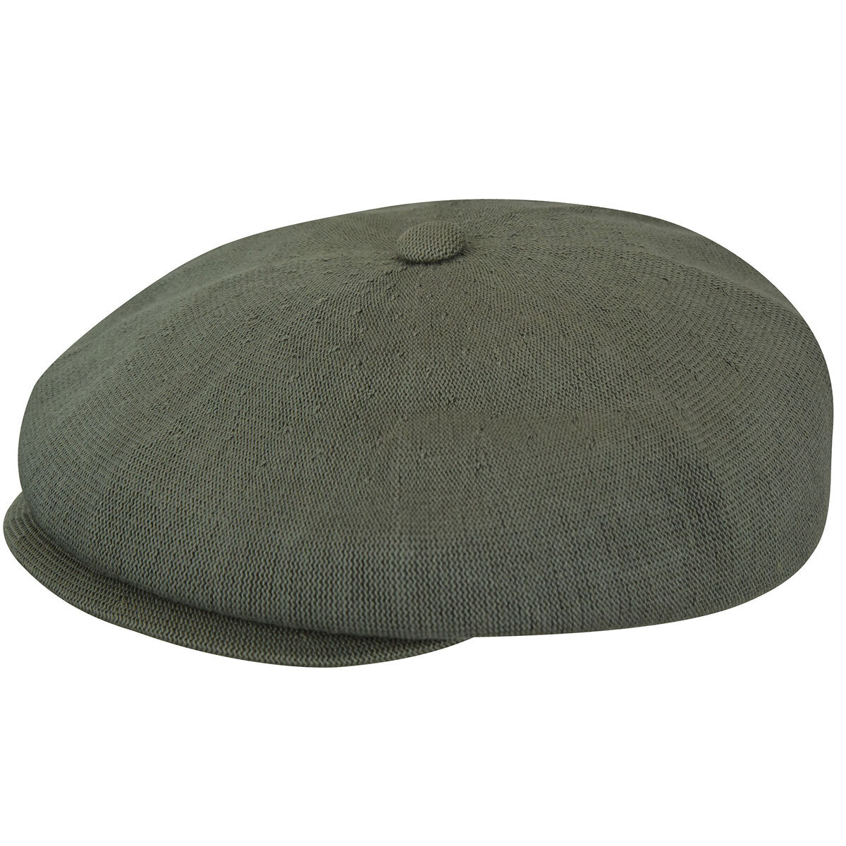 Kangol Mens Bamboo Hawker Ivy Flat Cap Driving Golf Cabbie Hat Newsboy - Smog-1