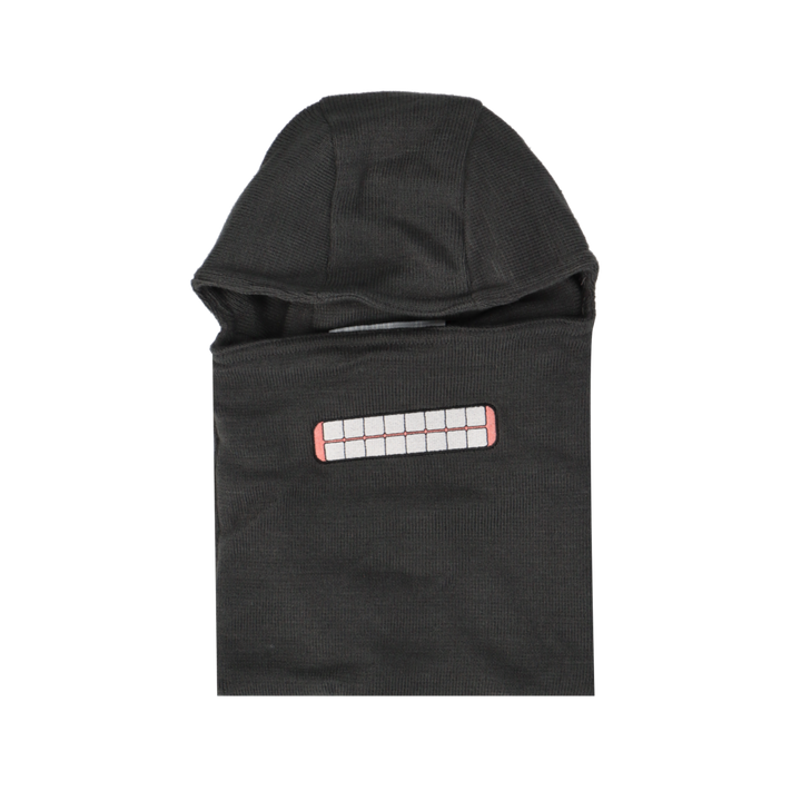 Kangol Okay Folding Balaclava Hat Face Covering Warm Winter - Charcoal