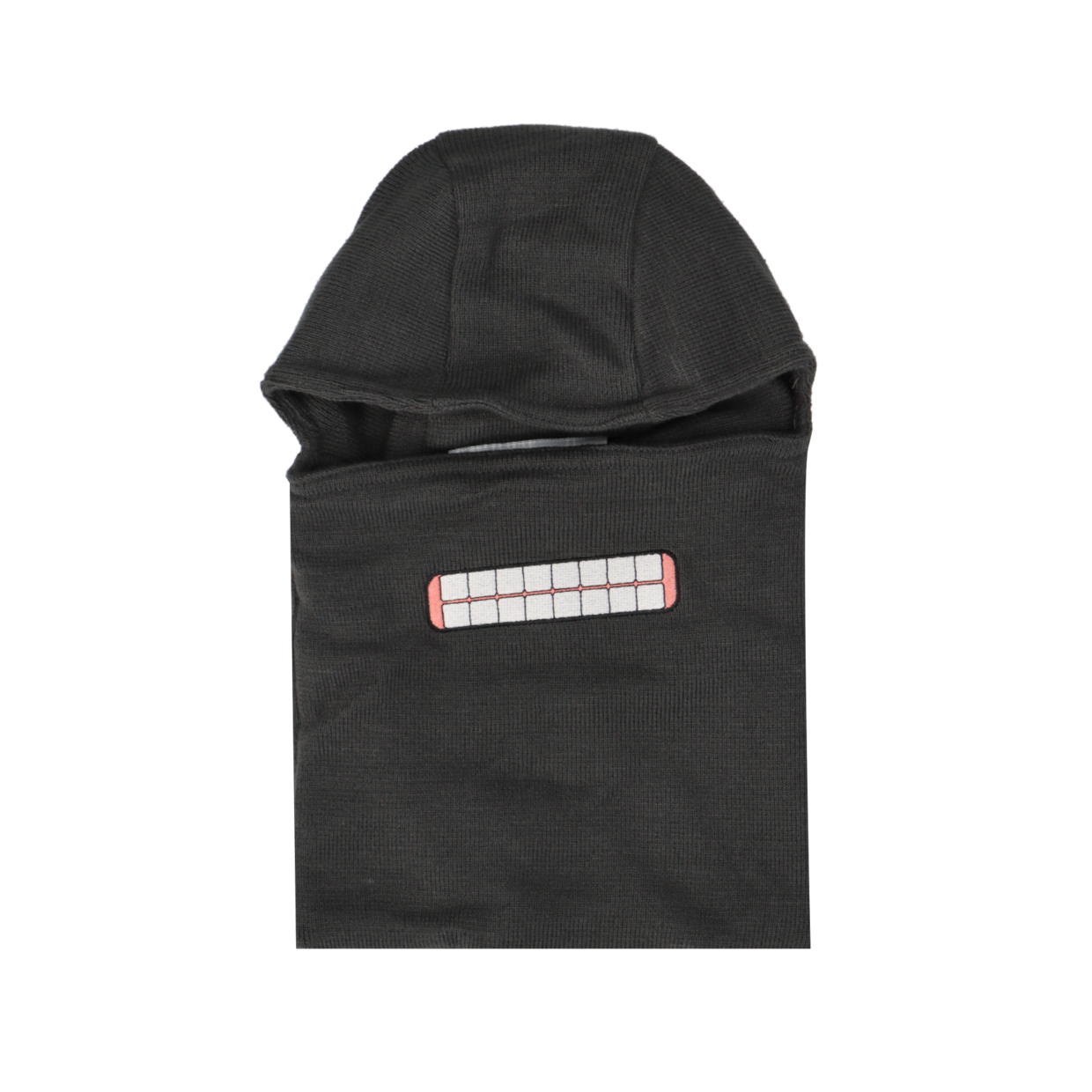 Kangol Okay Folding Balaclava Hat Face Covering Warm Winter - Charcoal