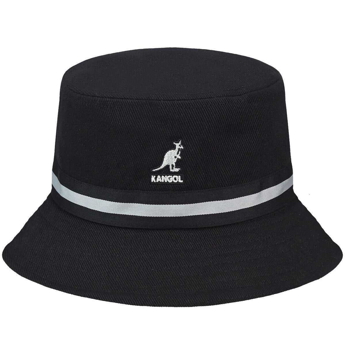 Kangol Mens Stripe Lahinch Bucket Hat - Black-0