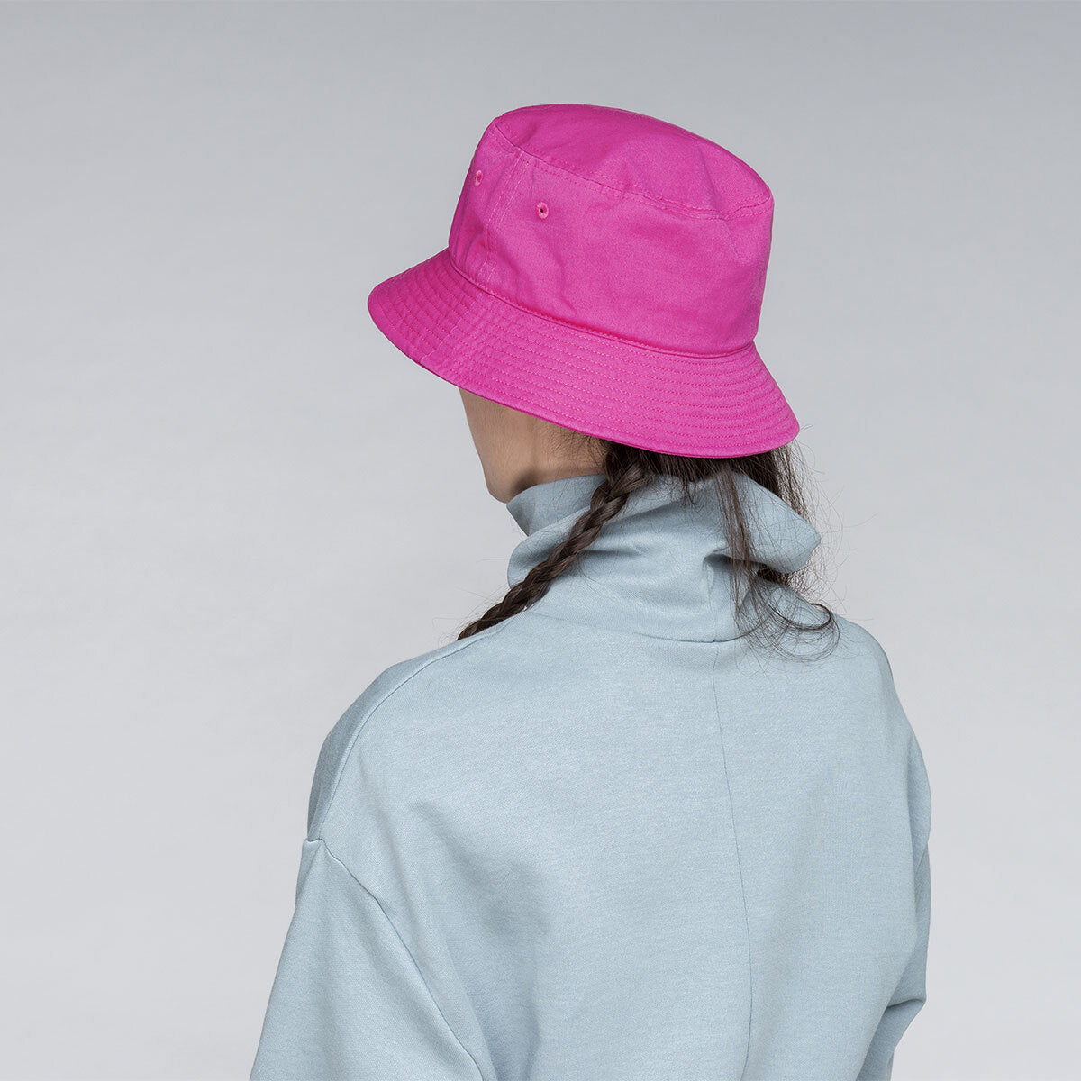 Kangol Washed Bucket Hat Sun Fishing Camping Summer Beach - Electric Pink-4