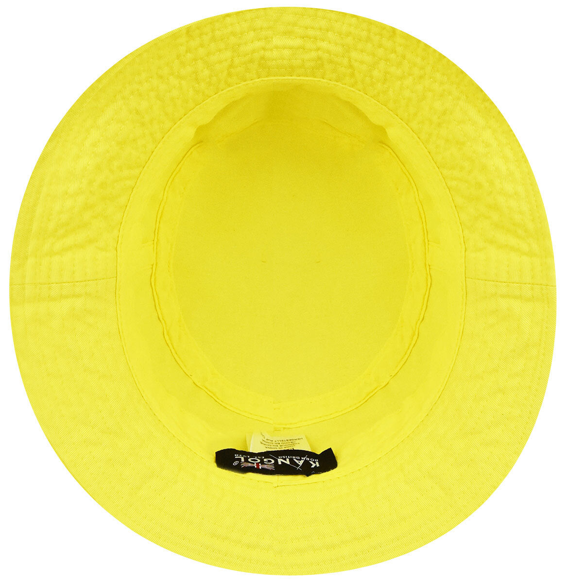 Kangol Washed Bucket Hat Summer Cap Outdoor Camping - Lemon Sorbet - L-3