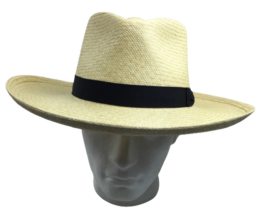 STRAW PANAMA CUENCA HAT Sun Beach Golf Cap Summer Hand Woven Made in USA K4A